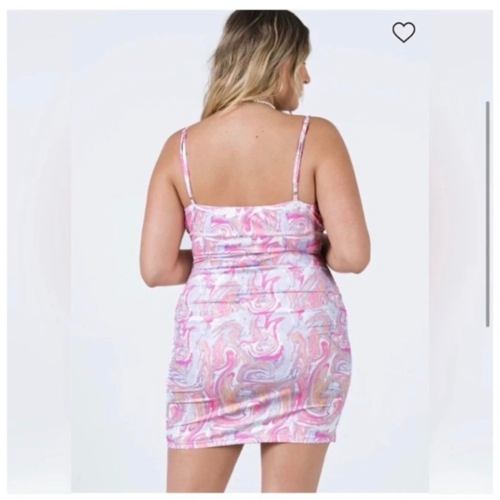 PRINCESS POLLY Pink Retro Dress - Picture 4 of 8
